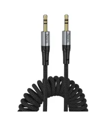 Аудіокабель НОСО UPA33 Nuevo audio cable AUX black mag-6942007663793152110
