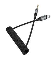 Аудіокабель НОСО UPA33B Nuevo digital audio conversion cable Type-C black mag-6942007663816153100