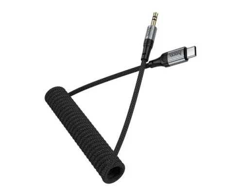 Аудіокабель НОСО UPA33B Nuevo digital audio conversion cable Type-C black mag-6942007663816153100