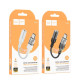 Аудіоадаптер HOCO LS37 Spirit transparent digital audio converter Type-C to 3.5mm 1.5m Grey mag-6942007612616131818