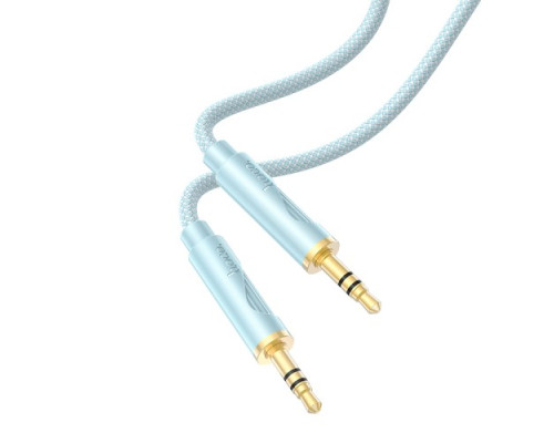 Аудіокабель НОСО UPA30 Friend 1m. Blue mag-6942007625470137234