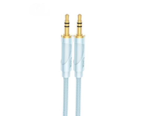 Аудіокабель НОСО UPA30 Friend 1m. Blue mag-6942007625470137234