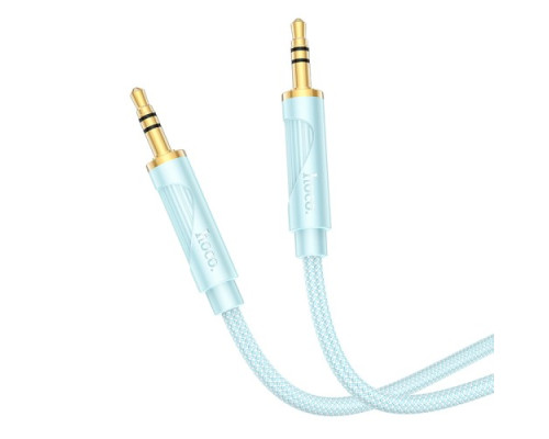 Аудіокабель НОСО UPA30 Friend 1m. Blue mag-6942007625470137234