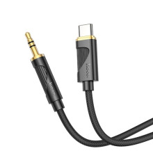 Аудіоадаптер НОСО UPA30 Friend digital audio conversion cable Type-C 1m. Black mag-6942007625524137345