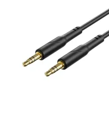 Аудіо-адаптер XO NB-R271 Straight PVC 3.5 to 3.5 1m Чорний mag-6920680856688153711