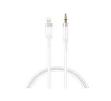 Адаптер XO NB-R279A IP to 3.5 Brushed Clear Audio Cable Білий mag-692068086019760199