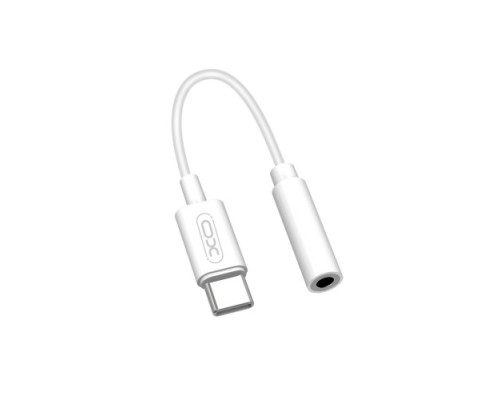 Аудіо-адаптер XO NB-R161 audio adapter Type-c to 3.5mm Білий mag-69206808732341031