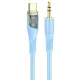 Аудіоадаптер НОСО UPA25 Transparent Discovery Edition Digital audio conversion cable Type-C Blue mag-69314747911841820