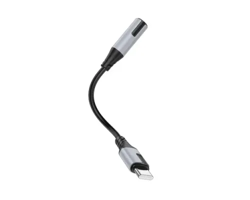 Адаптер BOROFONE BV19 Creator digital audio converter Type-C to 3.5mm чорний mag-6941991108372151314