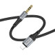 Аудіоадаптер НОСО UPA26 Fresh digital audio conversion cable iP 1m Black mag-6942007608817140593
