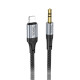 Аудіоадаптер НОСО UPA26 Fresh digital audio conversion cable iP 1m Black mag-6942007608817140593