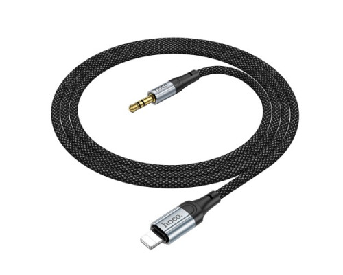 Аудіоадаптер НОСО UPA26 Fresh digital audio conversion cable iP 1m Black mag-6942007608817140593