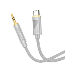 Аудіоадаптер НОСО UPA30 Friend digital audio conversion cable Type-C 1m. Gray mag-6942007625548137346