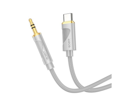 Аудіоадаптер НОСО UPA30 Friend digital audio conversion cable Type-C 1m. Gray mag-6942007625548137346