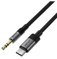 Аудіокабель ACEFAST J11Type-C to AUX(3.5) audio adapter cable 1m. Black mag-6974316285274153345