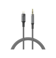 Адаптер XO NB-R279A IP to 3.5 Brushed Clear Audio Cable Чорний mag-6920680860166132421