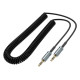 Аудіокабель HOCO UPA31 Cindy spring audio cable AUX 1m Black mag-6942007631235137284