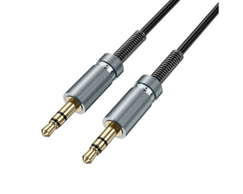 Аудіокабель HOCO UPA31 Cindy spring audio cable AUX 1m Black mag-6942007631235137284