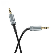 Аудіокабель HOCO UPA31 Cindy spring audio cable AUX 1m Black mag-6942007631235137284