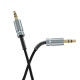 Аудіокабель HOCO UPA31 Cindy spring audio cable AUX 1m Black mag-6942007631235137284