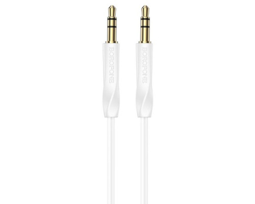 Аудіокабель BOROFONE BL16 Clear sound 3.5mm/1m білий mag-69744433891731516