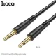Аудіокабель НОСО UPA24 Smooth AUX audio cable 1m. Black mag-6931474789136151095