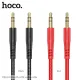 Аудіокабель НОСО UPA24 Smooth AUX audio cable 1m. Black mag-6931474789136151095