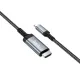 HDTV кабель HOCO UA43 Type-C to HDTV HD screen mirroring cable metal gray mag-6942007671491153051