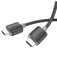 HDTV кабель HOCO US08 HDTV 2.0 male-to-male 4K HD data cable 3M Black mag-6931474799401144007