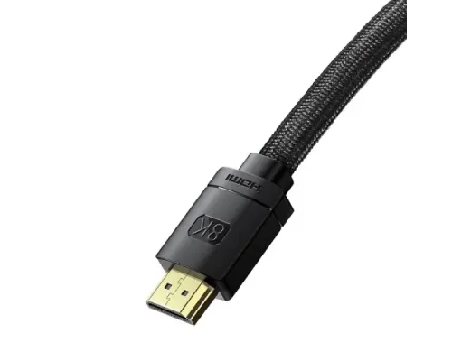Кабель Baseus High Definition Series HDMI 8K to HDMI 8K Adapter Cable 1m Black CAKGQ-J01 mag-6953156204157147501