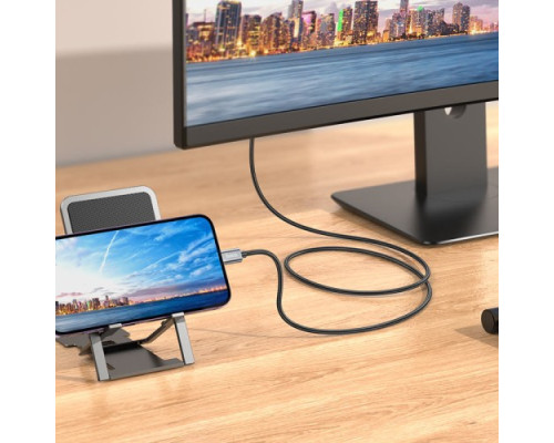 HDTV кабель HOCO UA27 HD on-screen cable iP to HDTV Metal Gray mag-6942007619011137328