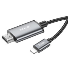 HDTV кабель HOCO UA27 HD on-screen cable iP to HDTV Metal Gray mag-6942007619011137328