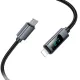 PD Кабель HOCO X112 Favor charging data cable with display iP 27W/1m Black mag-6942007645546144060