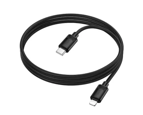 PD Кабель HOCO X122 Benefit PD27W silicone charging data cable iP/1m Black mag-6942007662161153870