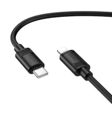 PD Кабель HOCO X122 Benefit PD27W silicone charging data cable iP/1m Black mag-6942007662161153870