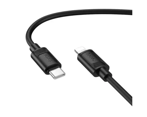 PD Кабель HOCO X122 Benefit PD27W silicone charging data cable iP/1m Black mag-6942007662161153870