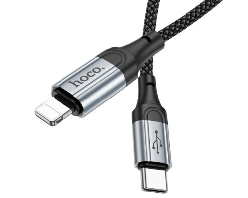 PD Кабель HOCO X102 Fresh PD charging data cable iP 27W/1m. Black mag-6942007608749142090