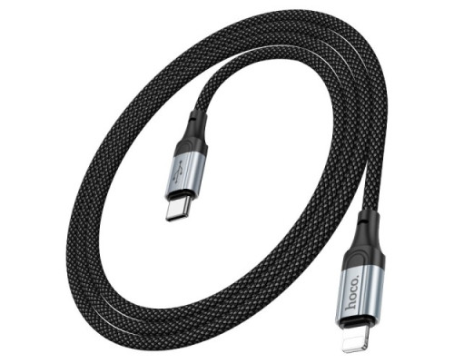 PD Кабель HOCO X102 Fresh PD charging data cable iP 27W/1m. Black mag-6942007608749142090