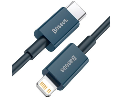 PD кабель Baseus Superior Series Fast Charging Data Cable Type-C to iP PD 20W 1m Darkblue CATLYS-A03 mag-695315620532156189