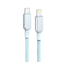 Кабель XO NB-Q250A PD 27W/1m Type-c to Lightning Fast Charging Синій mag-6920680844630969