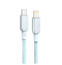 Кабель XO NB-Q250A PD 27W/1m Type-c to Lightning Fast Charging Синій mag-6920680844630969