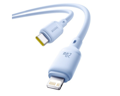 PD Кабель Baseus Silky Series Type-C to Lightning 20W 1m Blue P10377700313-00 mag-6932172668891107252