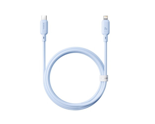 PD Кабель Baseus Silky Series Type-C to Lightning 20W 1m Blue P10377700313-00 mag-6932172668891107252