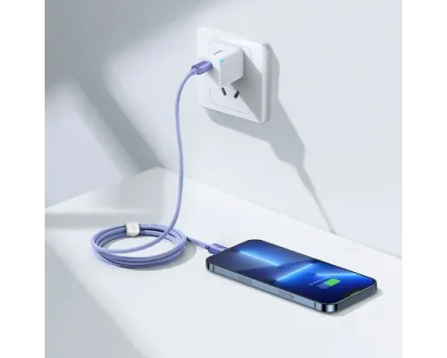 PD кабель Baseus Crystal Shine Series Fast Charging Type-C to iP 20W 1.2mPurple CAJY000205 mag-6932172602765144950