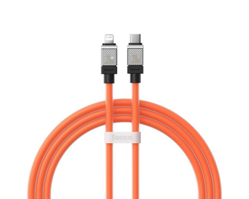 PD кабель Baseus CoolPlay Series Fast Charging Cable Type-C to iP 20W 1m Orange CAKW000007 mag-693217262659461642