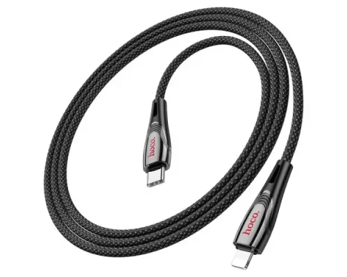 PD Кабель HOCO U133 Monte PD charging data cable iP 1,2m. Black mag-6942007618250146721