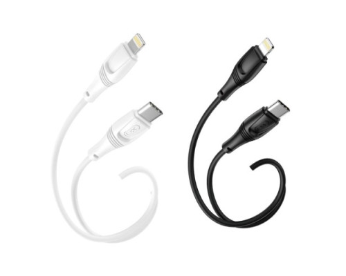 Кабель XO NB-Q239A PD 27W/1m Zeus Series Type-c to Lightning Чорний mag-6920680838851970