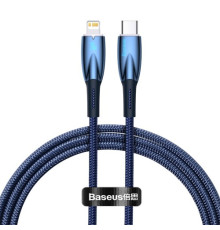 PD Кабель Baseus Glimmer Series Fast Charging Data Cable Type-C to iP 20W 1m Blue CADH000003 mag-693217261785156097