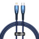 PD Кабель Baseus Glimmer Series Fast Charging Data Cable Type-C to iP 20W 1m Blue CADH000003 mag-693217261785156097