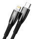 PD Кабель Baseus Glimmer Series Fast Charging Data Cable Type-C to iP 20W 2m Black CADH000101 mag-6932172617875135448